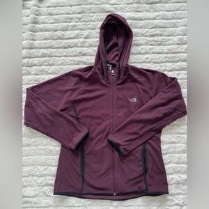 The North Face Women's tka100 Hooded Fleece Jacket - Plum